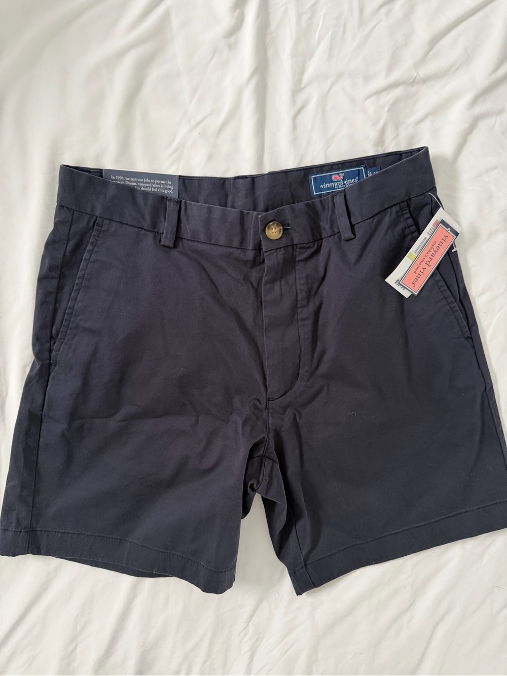 Vineyard Vines Men's classic Fit 7” breaker shorts Navy sz 30 NWTs